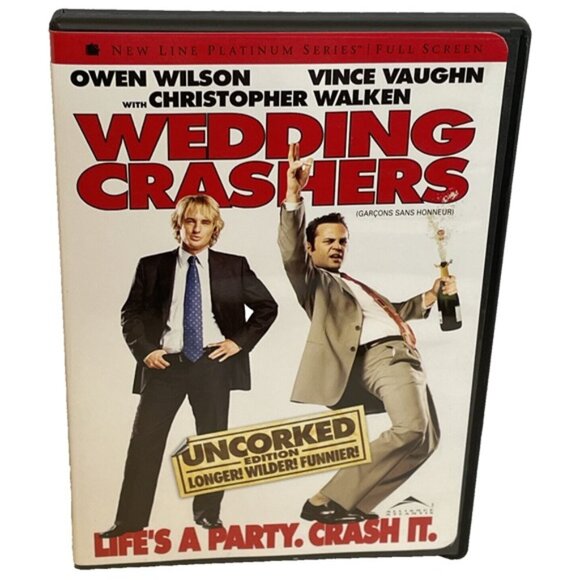Wedding Crashers (DVD, 2006) Uncorked, Full Screen Owen Wilson, Vince Vaughn
